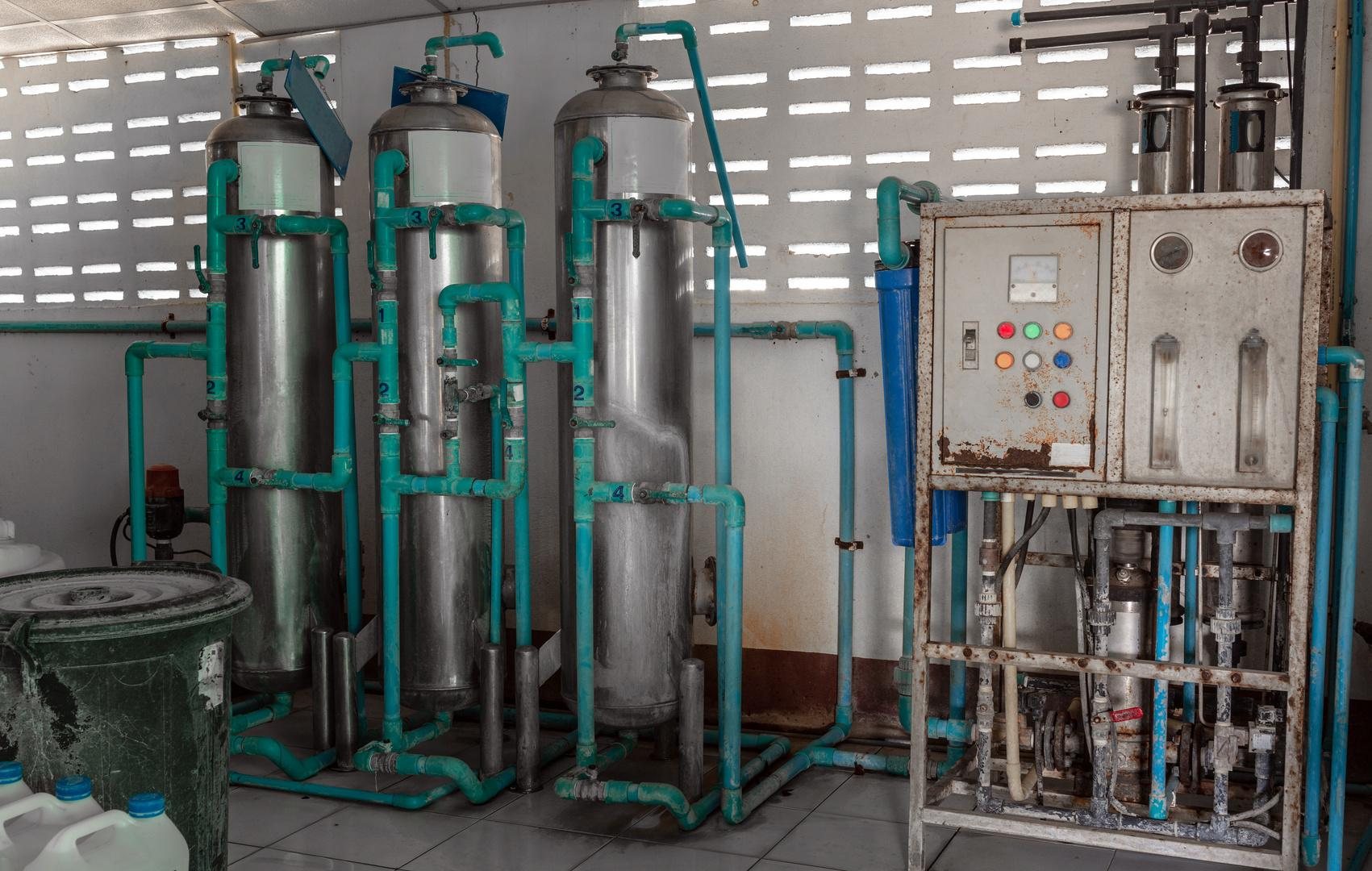 Sistema de osmose inversa industrial